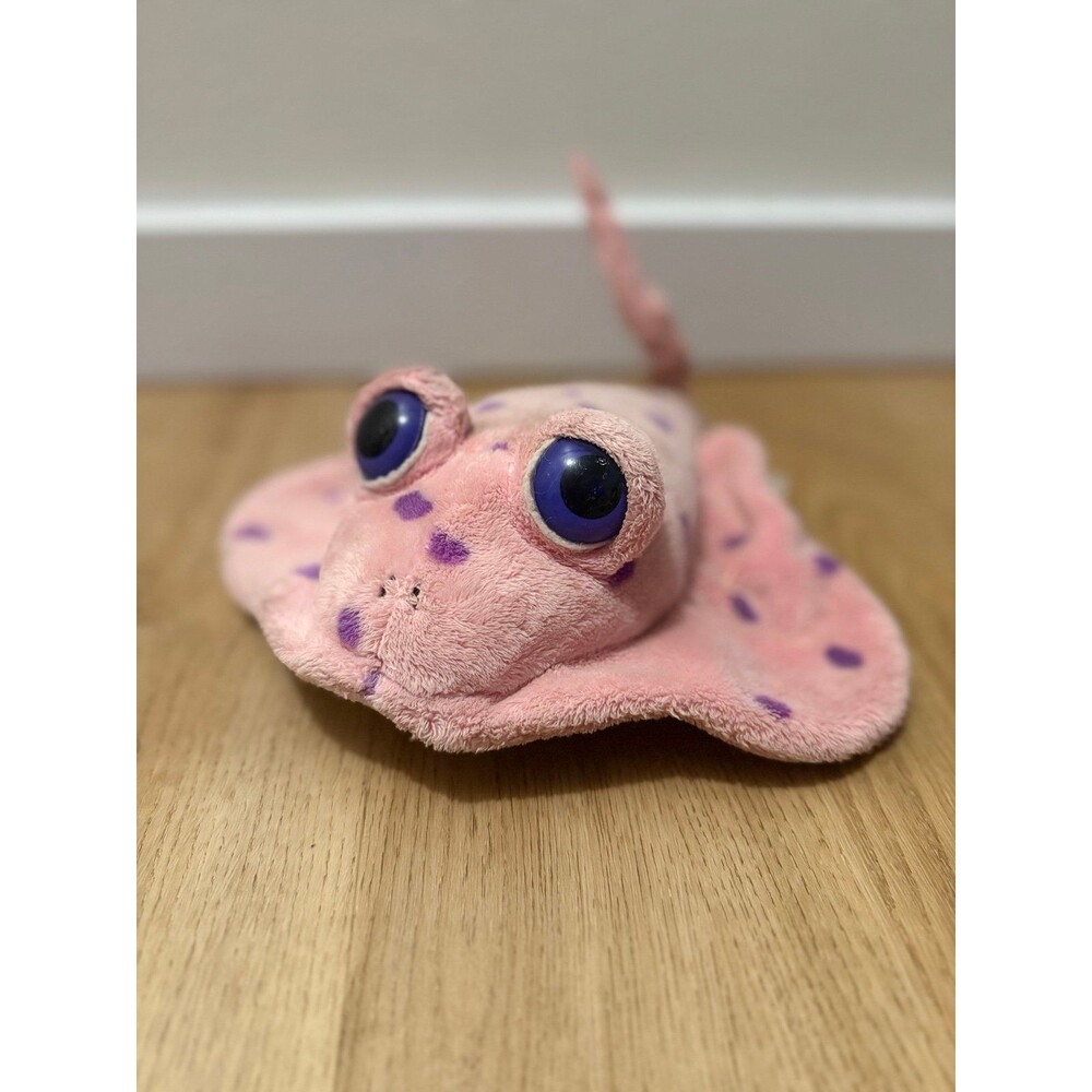 Vintage Russ Pink Spotted Stingray Plush